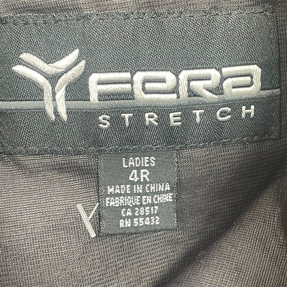 FERA Stretch Black Ski Snow Pants - Size 4 - Picture 2 of 13